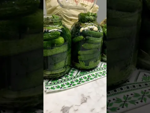 🥒 CASTRAVETI MURATI in SARAMURA ca la bunica