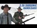 Tinkering with a 5 56 223 Subsonic Handload