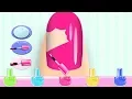 Baby Learn Colors With Hello Kitty Play Nail Salon - Fun Game For Kids