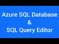 Azure SQL Database SQL Query Editor How to Create Azure SQL Database SQL Query Editor TechTake