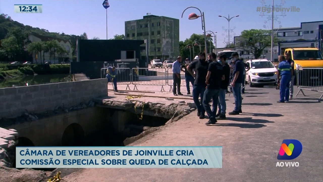 Câmara de Vereadores de Joinville cria comissão especial sobre queda de calçada