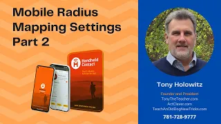 Handheld Contact Mobile Radius Mapping Settings Part 2