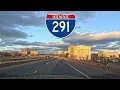 Driving Interstate 291 Springfield Expressway from Springfield MA to Chicopee MA