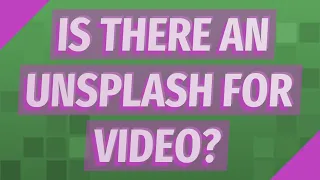Is there an unsplash for