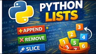 Python Lists Explained Append Remove Pop Slicing Beginner Tutorial