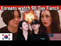 Koreans react to 90 Day Fiance The other way Jihoon and Deavan