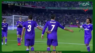 أهداف مباراة ريال مدريد و ريال بيتيس 6 1 الدوري الإسباني 2016 2017 