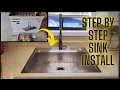 Step by Step Kohler Pro-Inspired Kitchen Sink Installation