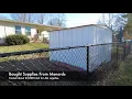 Chain Link Fence Tour 9-Gauge Vinyl-Coated Black from Menards