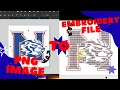 Create Embroidery File From PNG using INKSCAPE