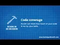 Xcode in 20 Seconds Code coverage