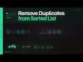 - Remove Duplicates from Sorted List