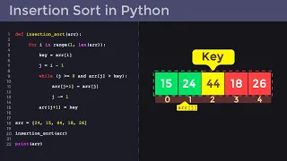 Master Insertion Sort in Python Extremely Simple In Less Than 7 Minutes
