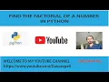 Python Factorial Program Using For Loop factorial program in python For Loop in Python
