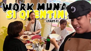 SAMAHAN NATIN SI QUENTIN SA WORK!💁🏻‍♂️🛎️ | CANDY AND QUENTIN | OUR SPECIAL LOVE