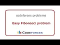 Easy Fibonacci problem Code forces