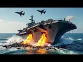 Download Lagu 5 Menit yang lalu!! Kapal induk USS Milik AS Di ditenggelamkan oleh Jet MIG-57 Rusia 