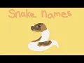 Snake Names