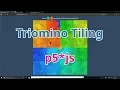Triomino Tiling Algorithm Python p5js