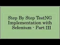 TestNG Webinar Part3