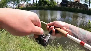 Ultra Light op baars vissen op de Damse vaart