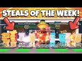 I STOLE INSANE LOOT DURING BOTH ADMIN ABUSES (Steals Of The Week) Steal a Brainrot
