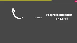 Page Scroll Progress Indicator HTML CSS And Javascript