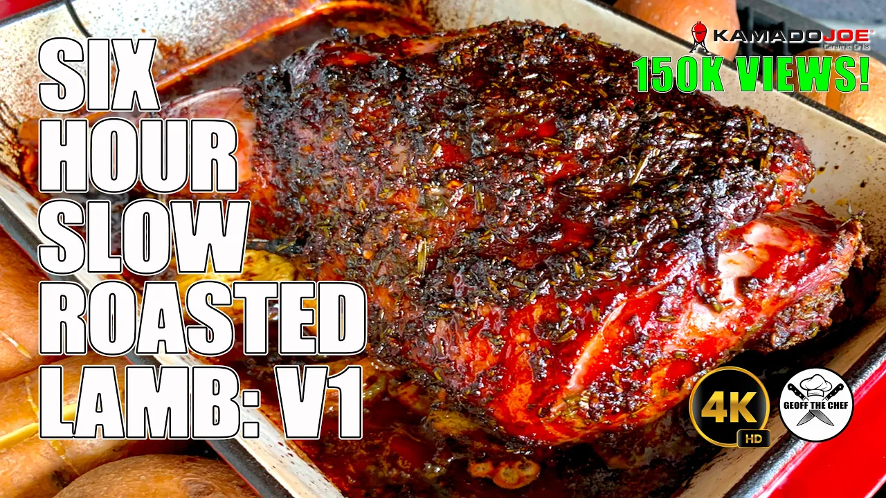 Ep 22: 6-hour Slow Roasted Leg of Lamb V1 - Foolproof Fall Off the Bone Perfection. Flavour Packed!