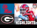 Ole Miss Rebels vs Georgia Bulldogs Full Game Highlights ESPN College Football
