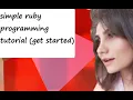 simple ruby programming tutorial get started