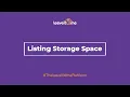 List your Extra Space as Storage - The leeveitWme Platform