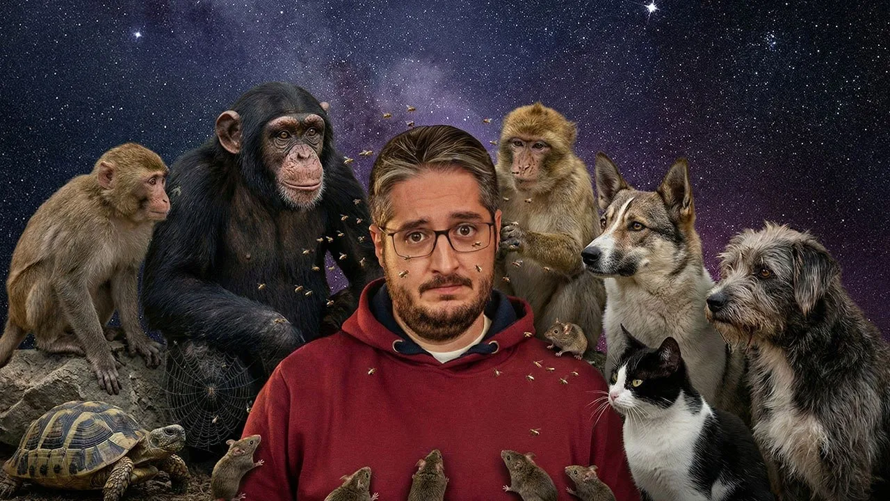 La storia degli animali nello spazio