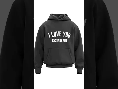 The I Love You Hoodie Is Now Available For Preorder On iloveyou.restaurant. Join The Movement.