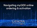 myGDX Ordering and Activation Walkthrough - Genova DIagnostics