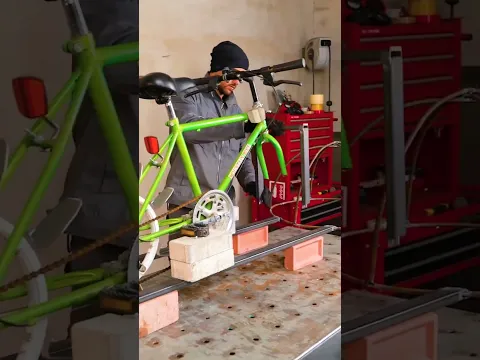 Building a water bike from an old bicycle 🤯🌊