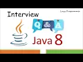 Top Java 8 Interview Questions with Detailed Answers 1-3 Years