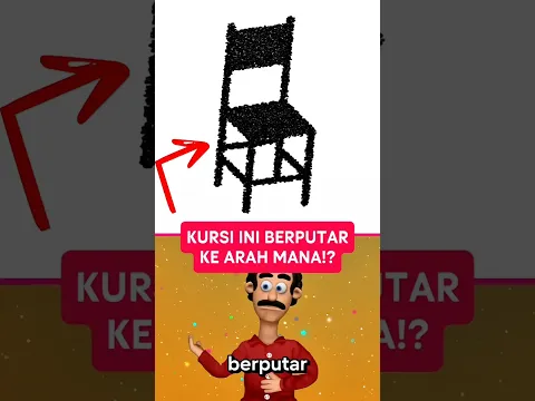 🪑 Kursi ini sebenarnya berputar ke mana!? #shorts