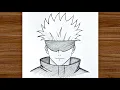 Lagu Cara Menggambar Gojo Satoru Langkah demi Langkah | Menggambar Anime Mudah