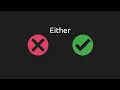 More explicit domain error handling and fewer exceptions with Either and Error types ASPF02O E038