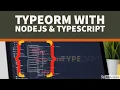 Node JS with Typescript TypeORM Mysql