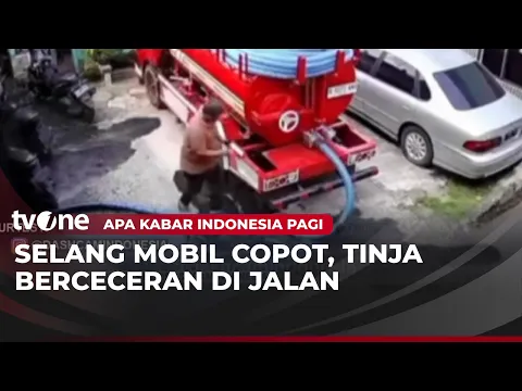 Detik-detik Proses Sedot Tinja Berujung Bencana Terekam CCTV