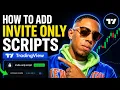 How to add invite only scripts Tradingview EASY 1 minute tutorial FREE INDICATOR