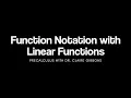 Function Notation with Linear Functions