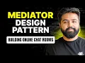 Mediator Design Pattern Build Chat Room UML Code System Design