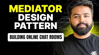 Mediator Design Pattern Build Chat Room UML Code System Design