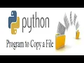 Python Program to Copy a File