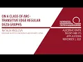 Natalia Maslova On a class of arc-transitive edge regular Deza graphs