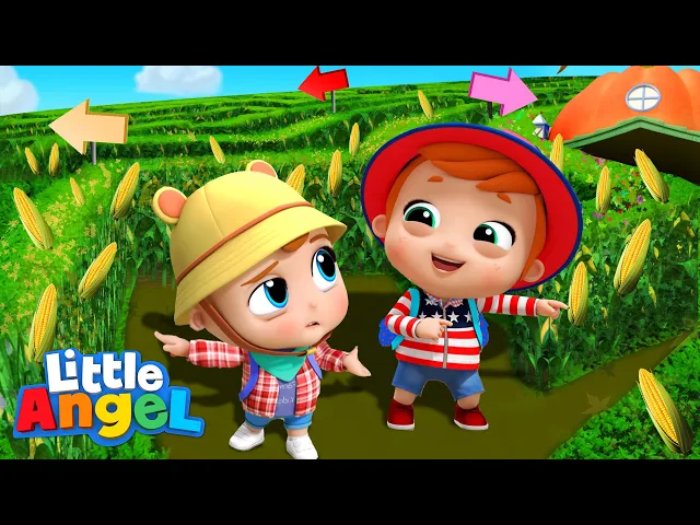 Download MP3 Left or Right | Maze Song | Little Angel Kids Songs & Nursery Rhymes