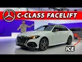 New Mercedes C-Class ICE REVEAL 2027 facelift sedan vs estate - now a small E-Class