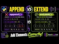 Python extend vs append Key Differences You MUST Know NeuralAICodeCraft